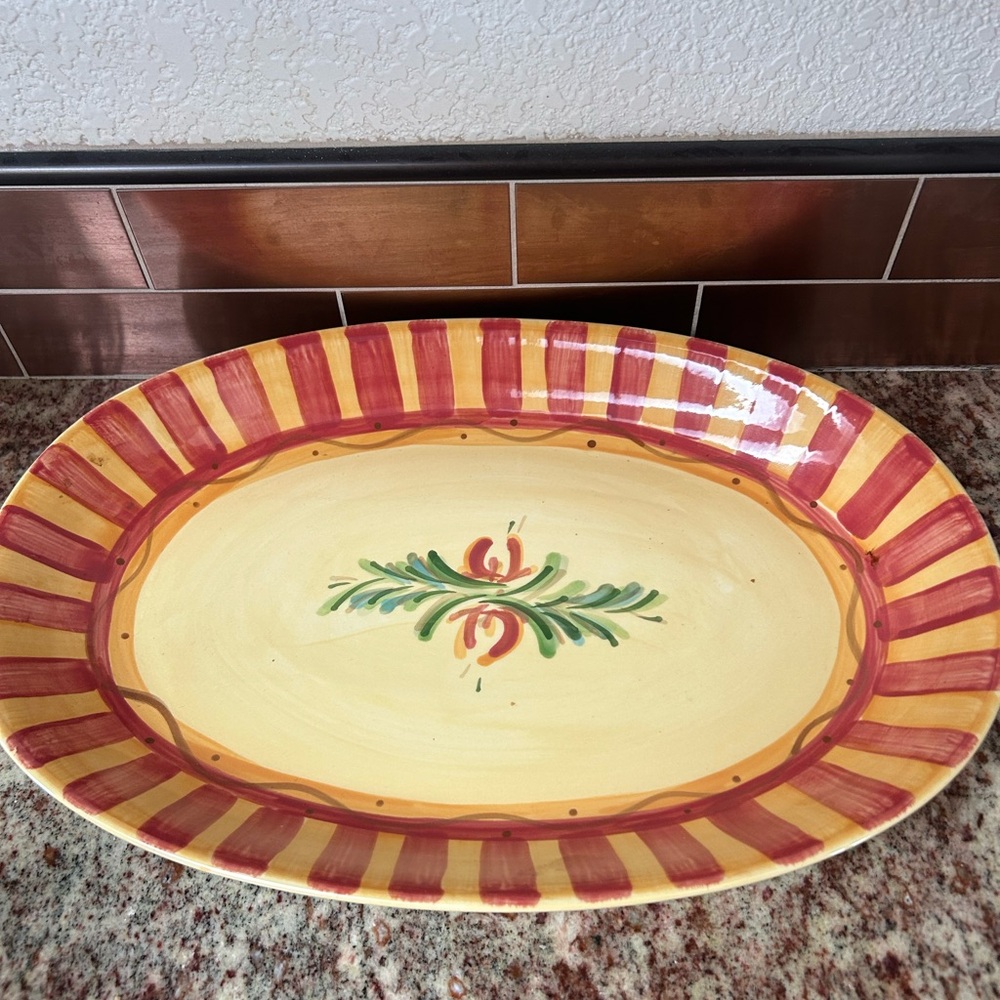 Gail Pittman Siernna 15" Platter